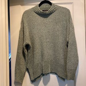 Beautiful Sage Green Chenille Sweater Excellent Used Condition